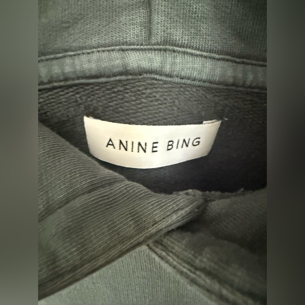 Anine Bing - Ash Hoodie Eagle - Faded Emerald Green - Picture 13 of 13